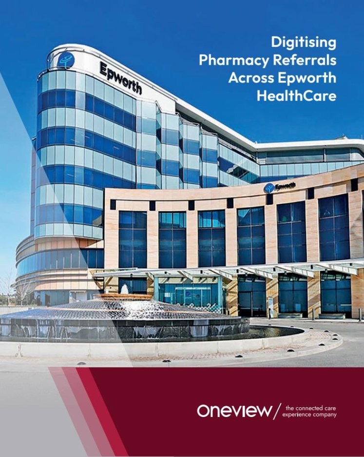 OneviewHC's tweet photo. Download our new case study to see how Epworth HealthCare transformed a fragmented, paper-based pharmacy referral process into a standardized digital workflow.

✅ 20,000+ pharmacy referrals processed
✅ 95% KPI achievement for referrals completed
✅ Same-day pharmacy reviews https://t.co/L5VUBgr2qW