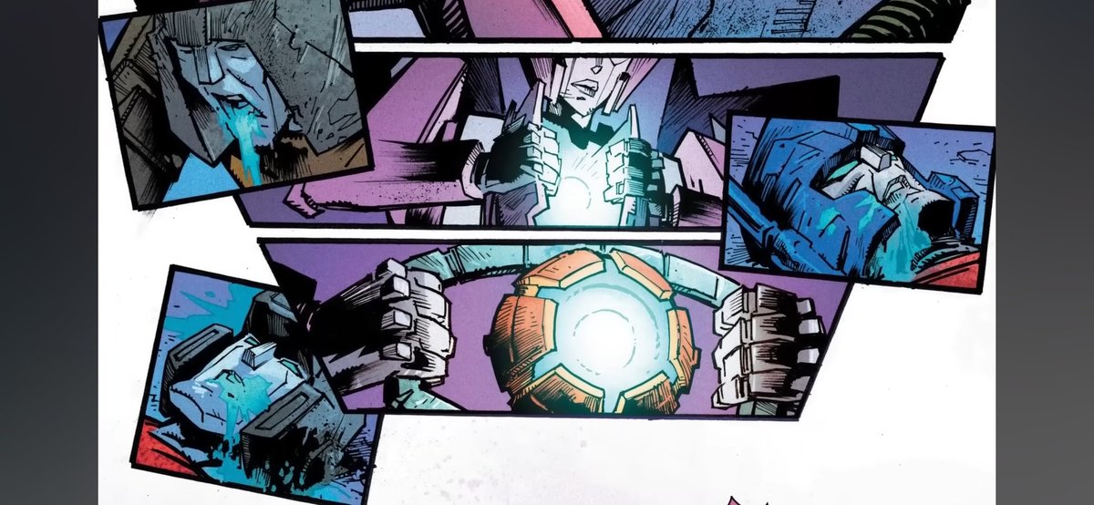 Mili_Prime's tweet photo. "Your going to fall with him if you don't fall back in line Decepticon."

Elizabeth spoke as she removes the Matrix from her chest plate transforming it into the ghost of the Star Saber. https://t.co/Nx5cKmIXO3
