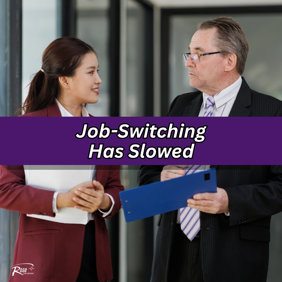 RoseInt's tweet photo. According to The Wall Street Journal, American workers are switching jobs at some of the lowest rates seen since the period following the Great Recession. The labor market settled into a lower-hiring, lower-separation environment, with many workers showing greater caution about leaving their existing positions. The shift is particularly noticeable among white-collar workers, where fewer employees move between employers. For organizations, lower worker mobility puts greater attention on retention, employee experience and opportunities for growth within the workforce.

#RoseInt #PeopleMakingItHappen #Workforce #JobShifts

📷: Canva Pro, Shutterstock