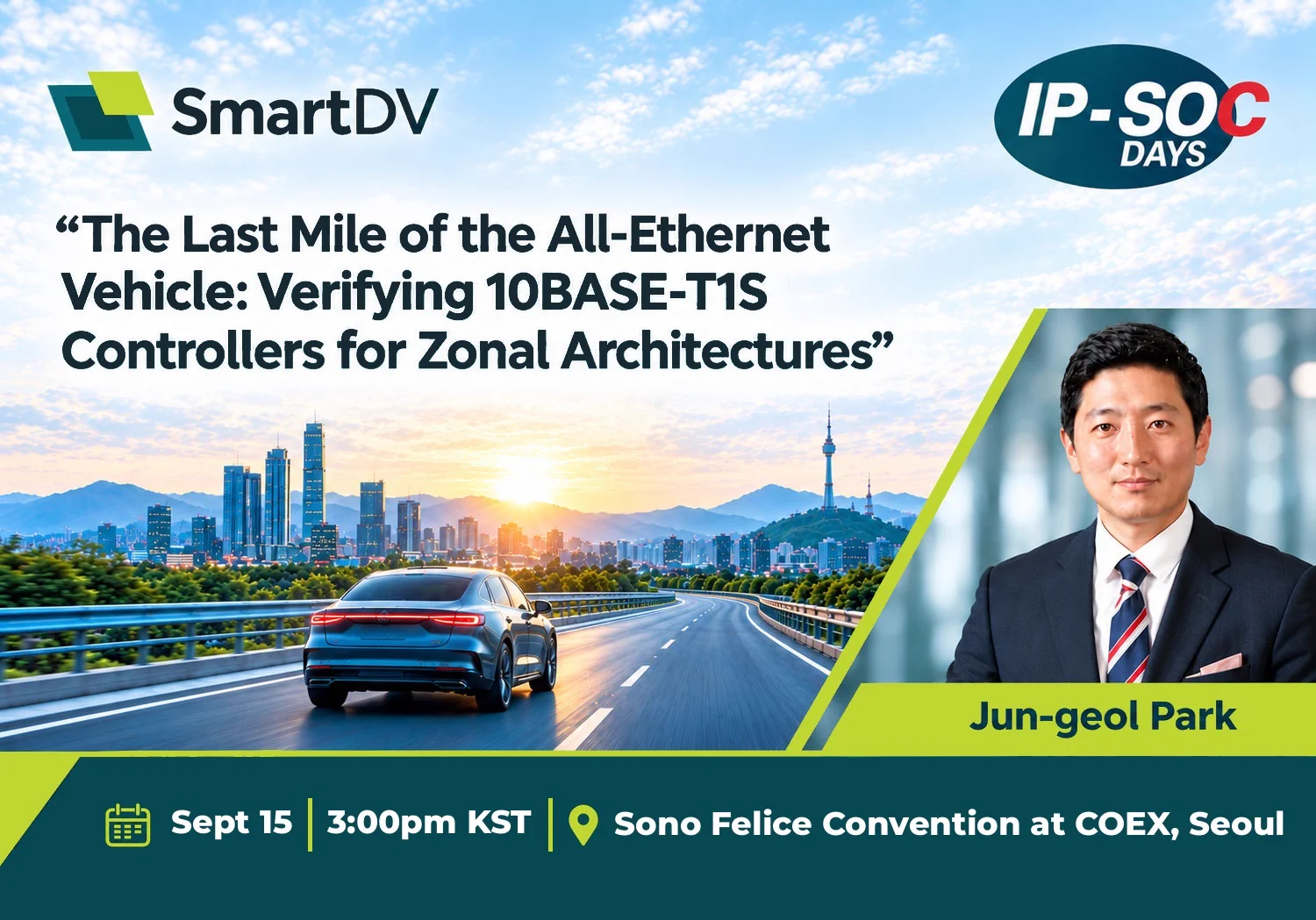See SmartDV at IP-SoC Korea on Sept 15