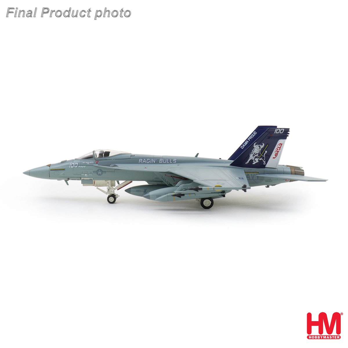 diecastdioram's tweet photo. Hobby Master HA5146 | McDonnell Douglas F/A-18E Super Hornet

McDonnell Douglas F/A-18E Super Hornet USN VFA-37 Ragin' Bulls, AJ100, USS Gerald R Ford, Operation Epic Fury, March 2026 

Scale 1:72 / Diecast model 

Pre-order now at: https://t.co/8YDB0T8pca https://t.co/CfiYTzUfYb
