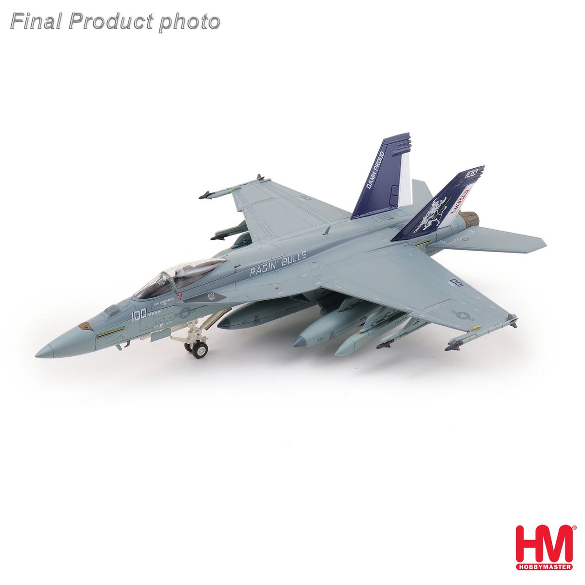 diecastdioram's tweet photo. Hobby Master HA5146 | McDonnell Douglas F/A-18E Super Hornet

McDonnell Douglas F/A-18E Super Hornet USN VFA-37 Ragin' Bulls, AJ100, USS Gerald R Ford, Operation Epic Fury, March 2026 

Scale 1:72 / Diecast model 

Pre-order now at: https://t.co/8YDB0T8pca https://t.co/CfiYTzUfYb