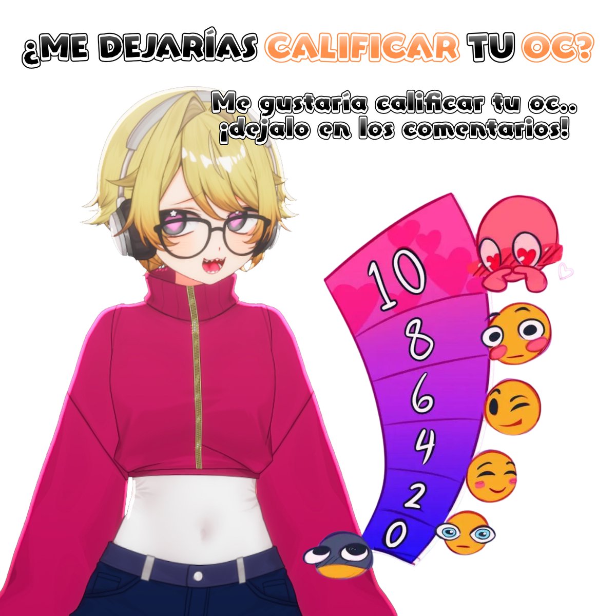 Zakyro_VT's tweet photo. 𓆩⟡𓆪 ¿Puedo calificar tu OC? 𓆩♡𓆪
˚ ༘♡ ⋆。˚ Me encantaría calificarlo, a si que deja tu PNG en los comentarios !🪽
Los iré calificando en cuanto te lea ❤️🍀
#ZakyroMain #VTuberUprising #VtuberES https://t.co/2ilLqpxA2C