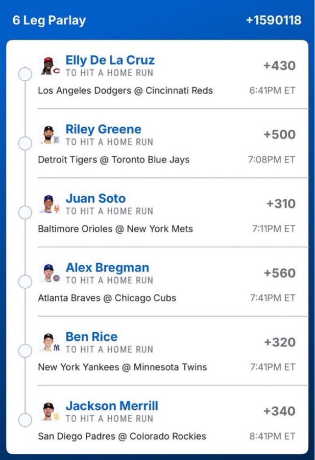 Vintage_C_C's tweet photo. It’s my turn now 🔮💫

 LINK 🔗 IN BIO IF YOU WANT ACCESS TO ALL MY BEST PLAYS !

#NBA 🏀 | #WNBA | #CBB 🏀 | #PrizePicks 🔐 | #PROPS | #POTD 📋 | #Picks | #MLB ⚾ | #Gambling𝕏 https://t.co/7pFNo0jaX2