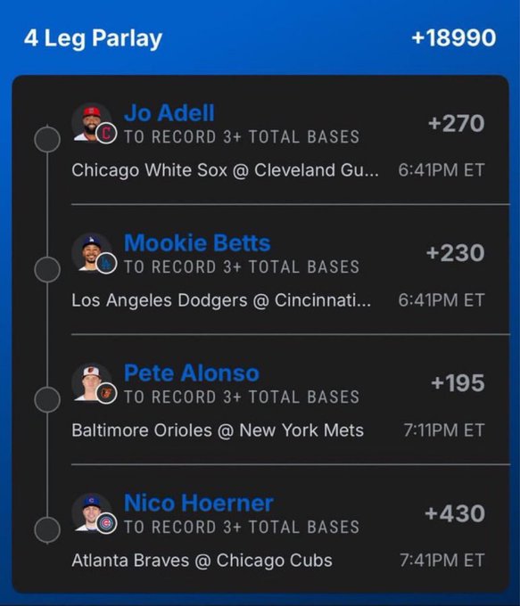 Vintage_C_C's tweet photo. +18990 3+ BASES #MLB LOTTO

 LINK 🔗 IN BIO IF YOU WANT ACCESS TO ALL MY BEST PLAYS !

#NBA 🏀 | #WNBA | #CBB 🏀 | #PrizePicks 🔐 | #PROPS | #POTD 📋 | #Picks | #MLB ⚾ | #Gambling𝕏 https://t.co/C1ZFJbDXcZ