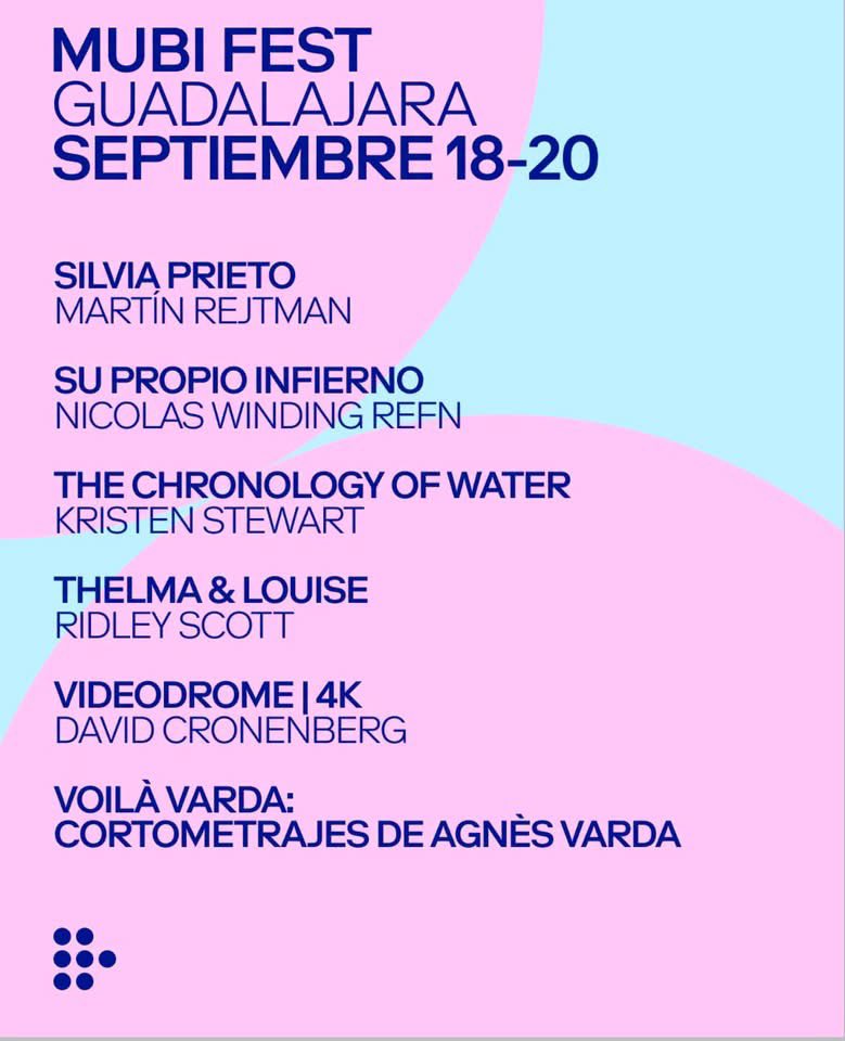 GdlTiempo's tweet photo. Llega @mubimexico #mubifest a #Guadalajara del 18 al 20 de septiembre en la @CinetecaFicg del @ccutulugar 

Los boletos estarán a la venta en taquillas de la Cineteca https://t.co/bQbWZalhFV