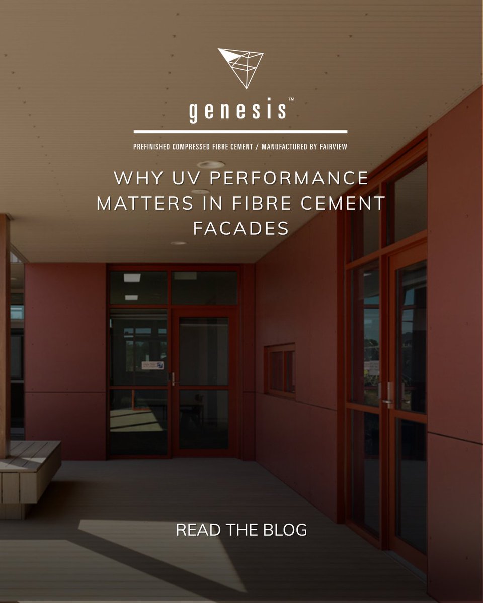 FairviewArch's tweet photo. BLOG // Why UV Performance Matters in Fibre Cement Facades

Read the full blog: https://t.co/hrLQ29RI0Q

#Fairview #Genesis #FibreCement #FacadeSpecification #CladdingSolutions #CountOnFairview https://t.co/e4NIGFvqV2