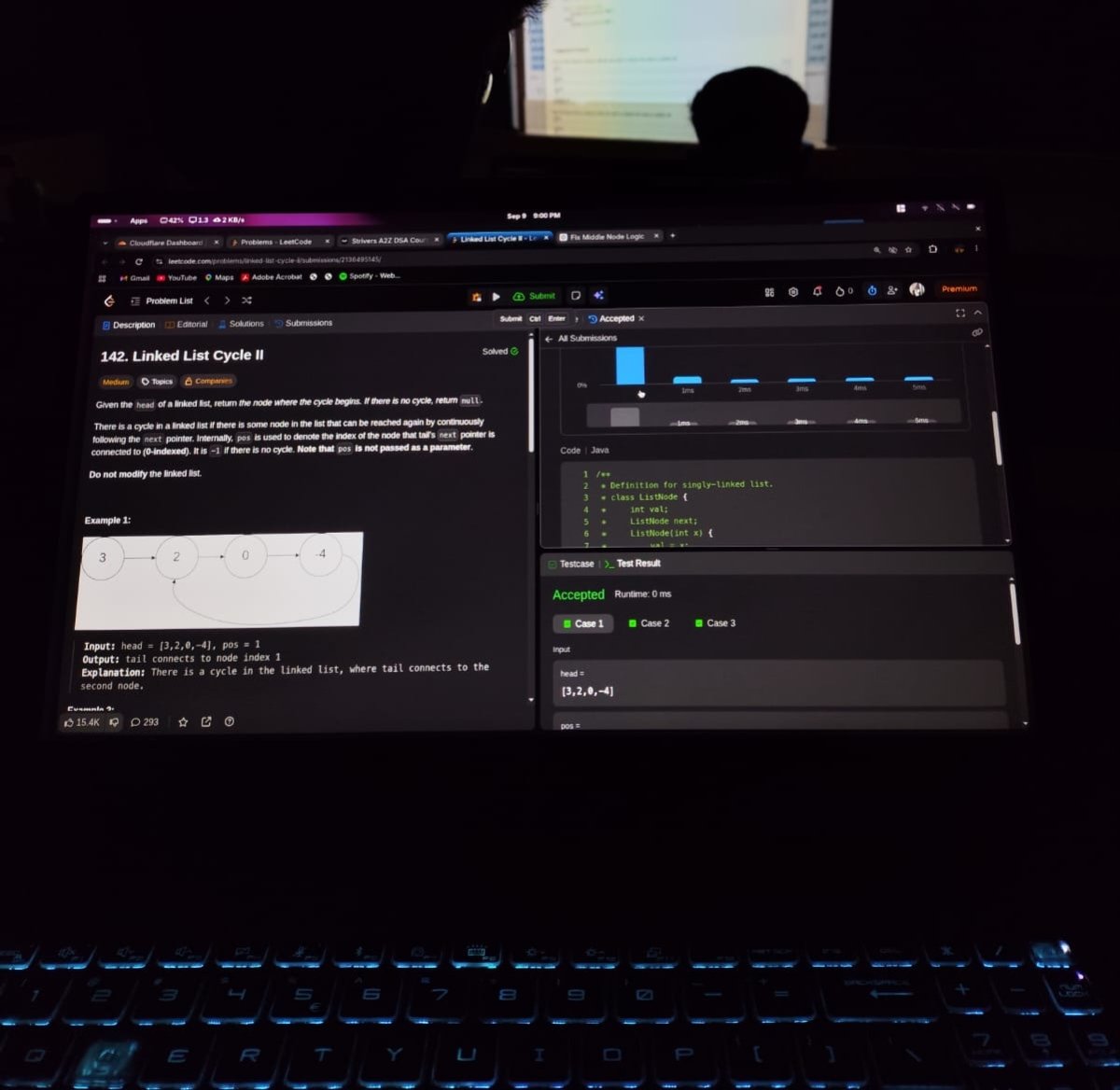 Sethi060918's tweet photo. Another day, another Accepted ✅
Learning DSA one problem at a time. 💻🔥
#DSA #LeetCode #Java #CodingJourney https://t.co/pQr7YIMhMc