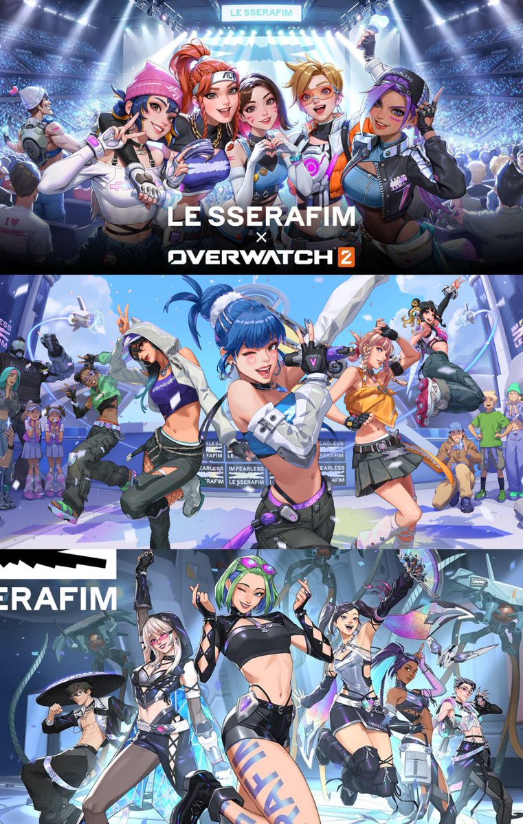 _usagi_o's tweet photo. 💖💖💖
#Overwatch #LESSERAFIM https://t.co/vqOWRHRTJn