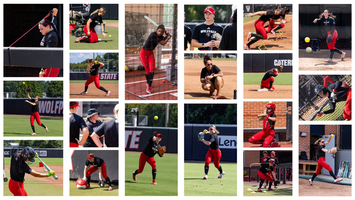 PackSoftball's tweet photo. Got the whole squad back together 🤪

@NCAASoftball | @ACCsoftball | @PackAthletics https://t.co/4L4Eu1vq30