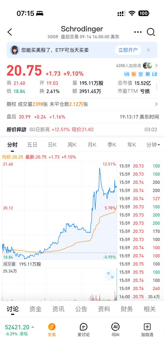 mdzzi's tweet photo. Ai制药的星辰大海

这是最好的标的。 https://t.co/zqfIpxzeLO