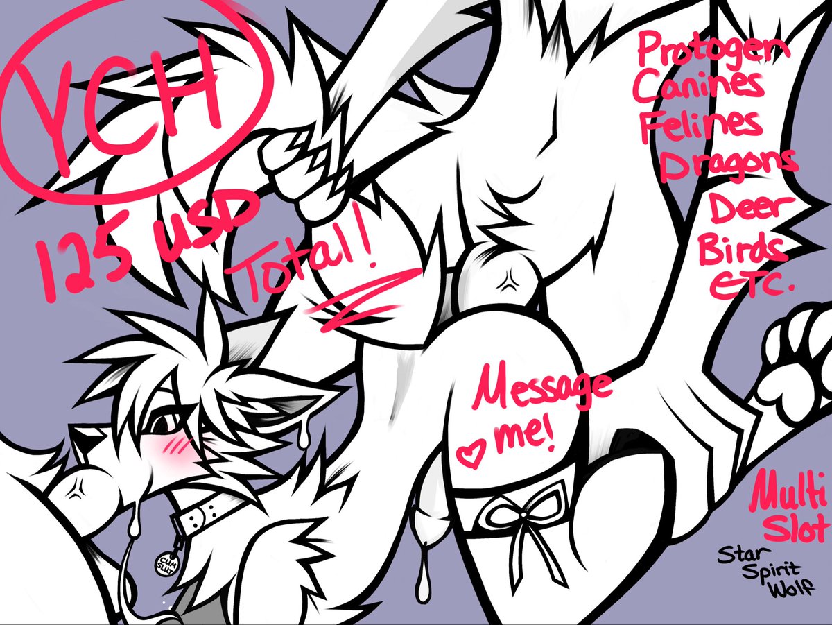 StarSpiritWolf's tweet photo. I have a bunch of NSFW YCH open! ⭐️ https://t.co/DXSiC2rRzR