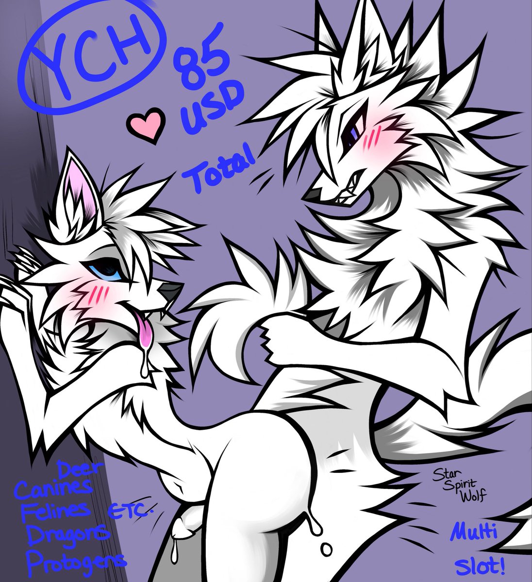 StarSpiritWolf's tweet photo. I have a bunch of NSFW YCH open! ⭐️ https://t.co/DXSiC2rRzR