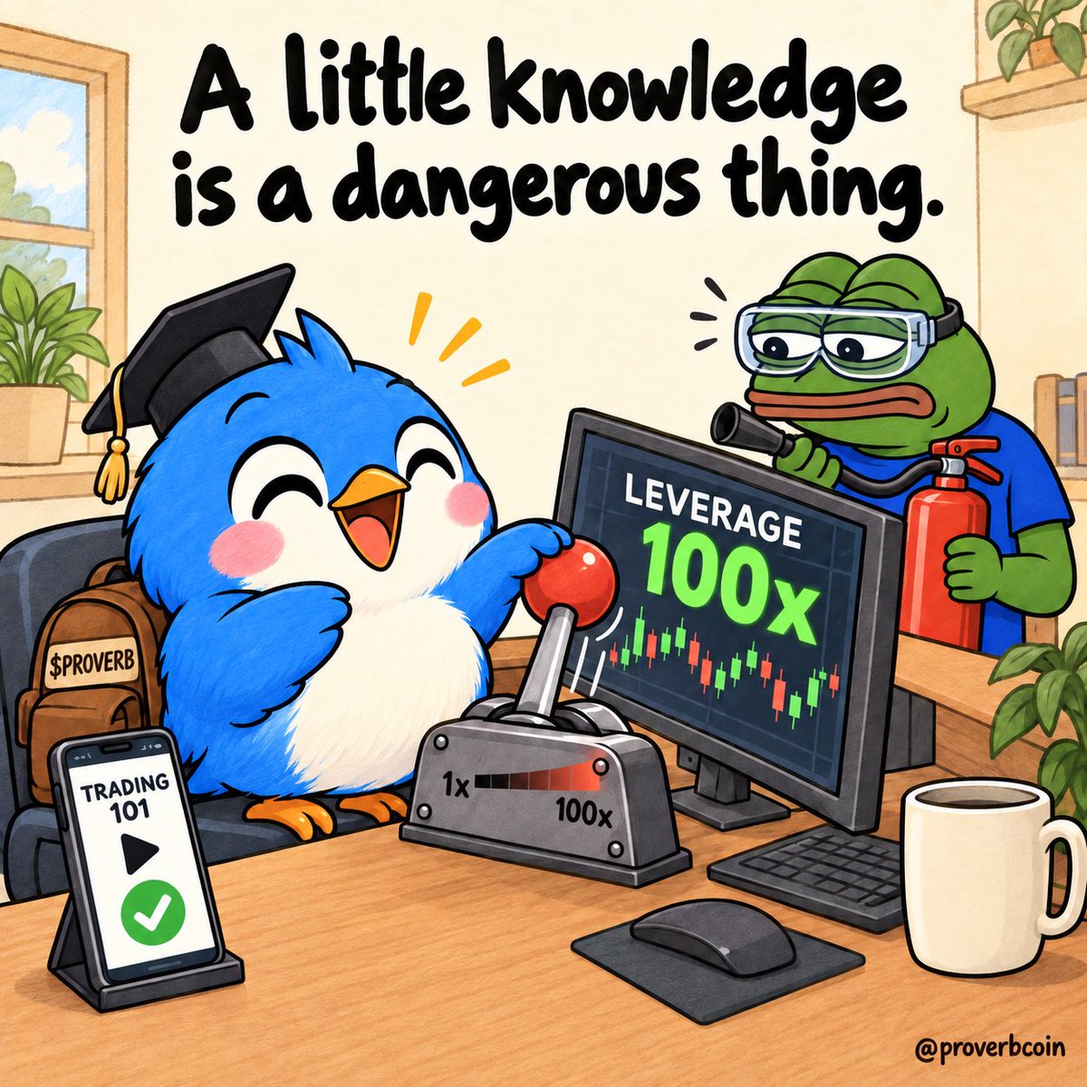 ProverbCoin's tweet photo. watched one tutorial.
risk management: pepe.

$PROVERB #memecoin #Pons https://t.co/AkLakW9W3p