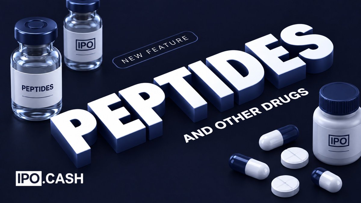 ipo_cash's tweet photo. Peptides and Drugs

Users can now launch tokens paired with supported peptide and pharmaceutical markets, with each token able to build its own treasury around legally supported assets in the category. From there, the community decides what that treasury owns, what it holds or sells, and how capital is allocated over time.

Build your own onchain biotech treasury.

Much, much more is coming. Stay tuned, only at https://t.co/xCyIBNsZHH.