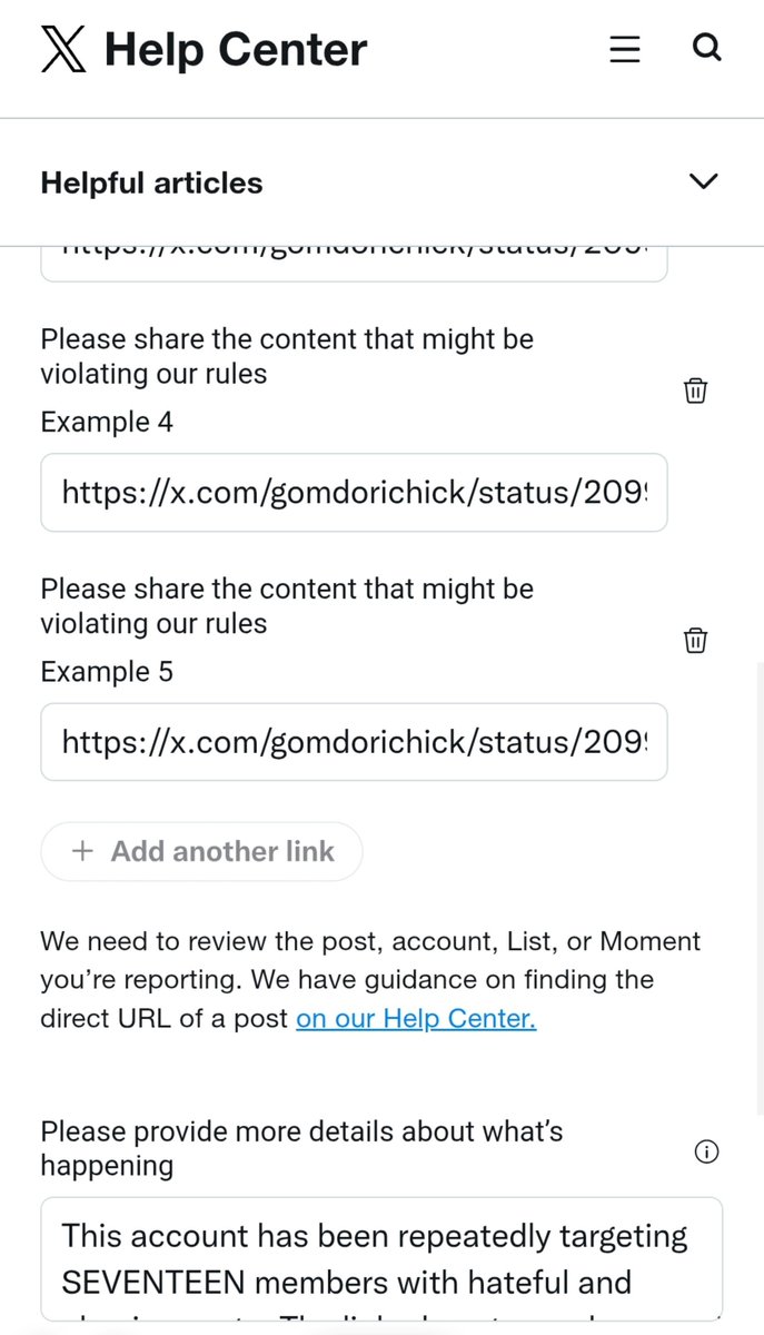 mstksvt13's tweet photo. Why is this account still not gone? 😥
Carat please report to X and Protect hybe🙏it's only takes a minutes https://t.co/1KIwsxAYVW