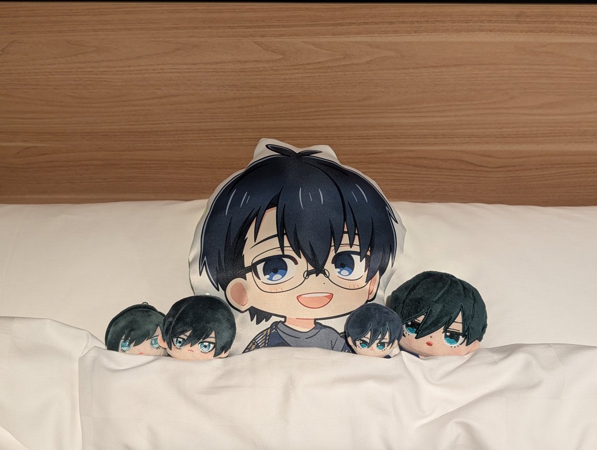 1011amc's tweet photo. ⚠🏨ぬい撮🤳🦉🌱

我が家のrnぬい達と戯れるisgさん https://t.co/V6VU0bLizZ