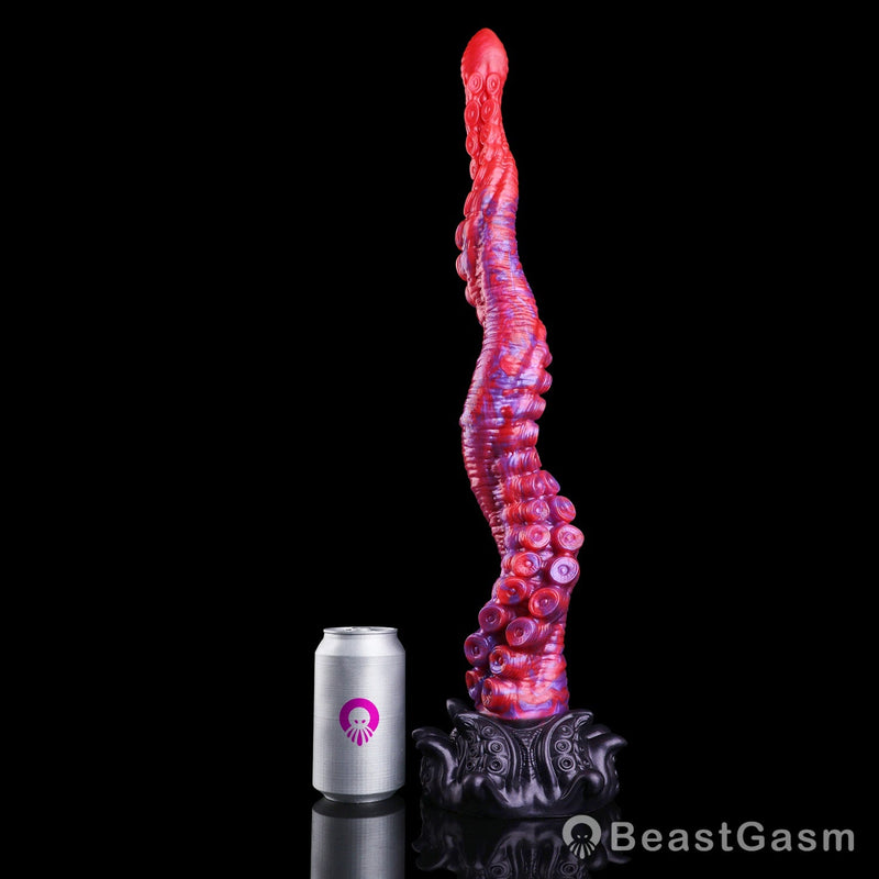 BeastGasm_com's tweet photo. 🐙🔥 The abyss has awakened. Crimson Kraken combines an extra-long silhouette, crimson-violet pearl marble finish, graduated sucker rings, dual ridges &amp; premium platinum silicone.
👉 https://t.co/ESMHuAbWcV

#BeastGasm #CrimsonKraken #TentacleToy #FantasyToy #Kraken #SiliconeToy https://t.co/x2iMWmv3KI