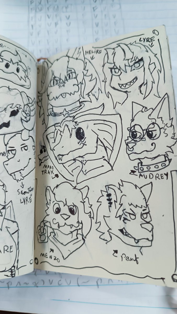 Kyouta_69's tweet photo. Hey everyone, I'm making silly doodles in my sketchbook. If you want to participate, share and leave your character in the comments. https://t.co/95pmiDXRTG