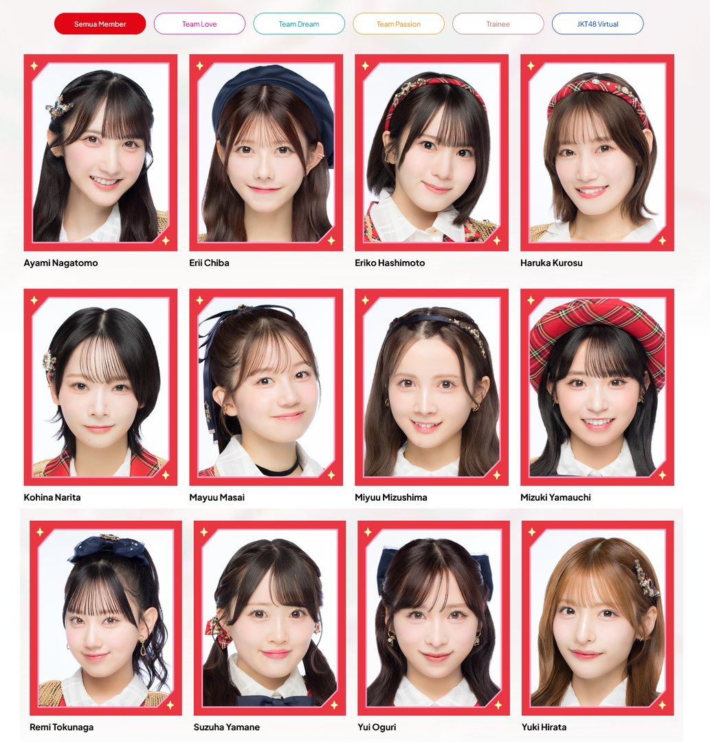 48RequestHour's tweet photo. AKB48 Participating Members have now been added to JKT48's Official Website ahead of their performance at the upcoming Meet &amp; Greet!

This change allow fans to purchase individual handshake tickets with the members at the event. 

https://t.co/CuIE3QNkHJ https://t.co/mFF1SeaH0Y