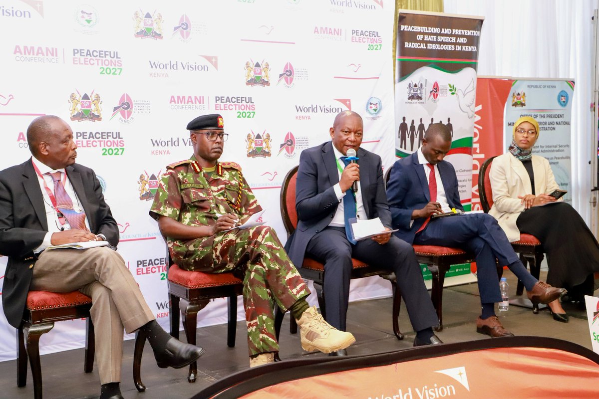 irck_info's tweet photo. AMANI CONFERENCE 2026: Ahead of Kenya's 2027 general elections, a peaceful and inclusive electoral process demands collective action today.

IRCK joined national and development partners at the Amani Conference to advance Kenya's peaceful elections agenda, with dialogue centered on conflict prevention, social cohesion, digital literacy and online safety, and amplifying marginalized voices priorities that align closely with IRCK's interfaith peacebuilding mandate.

Alongside the @NCIC_Kenya @NSCpeace @UNDPKenya @WorldVisionKE IRCK reaffirmed that safeguarding peace is a shared responsibility. This calls for institutional accountability, inclusive dialogue, and sustained collective action to ensure safe and credible participation for all Kenyans regardless of faith, ethnicity, or region.