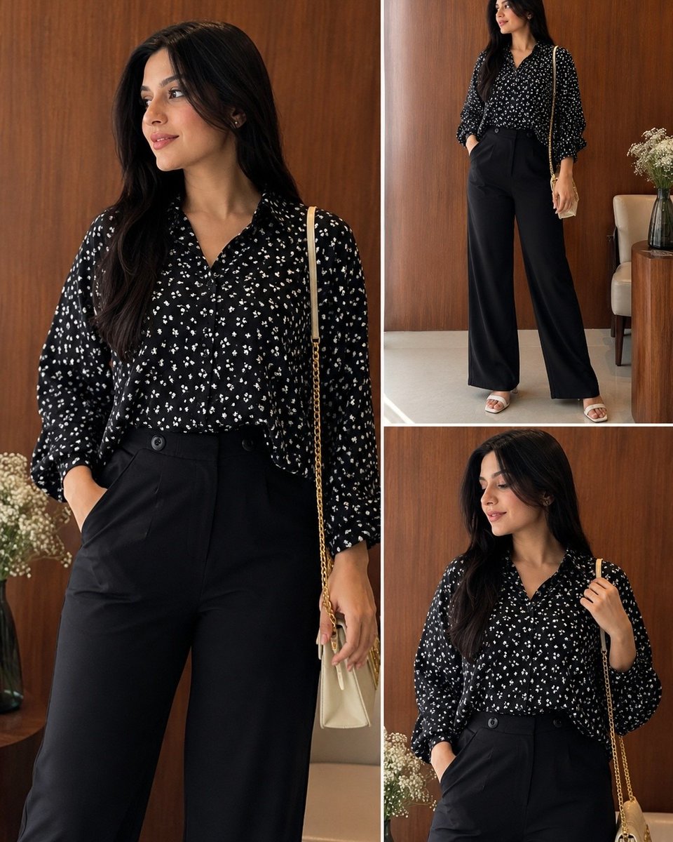 IgaBreezy's tweet photo. Premium Floral Shirt ও Classic Wide-Leg Pant

নরম, আরামদায়ক ও ট্রেন্ডি ডিজাইন। অফিস, ইউনিভার্সিটি বা ক্যাজুয়াল আউটিংয়ের জন্য পারফেক্ট।

Shirt: 36–46 | Pant: 26–36
অর্ডার করতে ইনবক্স করুন। সারা বাংলাদেশে হোম ডেলিভারি। https://t.co/sozPt6pA2Q