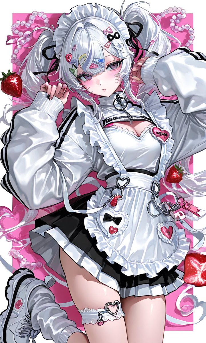 SERArg66's tweet photo. ✧プロンプト配布✧

🩵デコラ衣装3種🤍

💉ナース・メイド・ゾンビ🧟‍♀️

リプにALT貼ってあるので、引用で見せてくれたら嬉しいです😭💗 https://t.co/CQMMomlgOv
