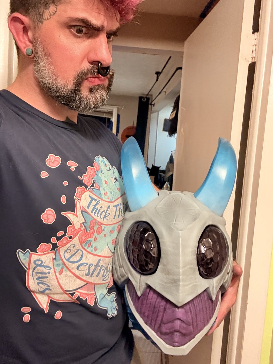 StoopidLeezard's tweet photo. I’ve been making so many things. Jumping back into film work tomorrow! https://t.co/bx8aI2FvUY
