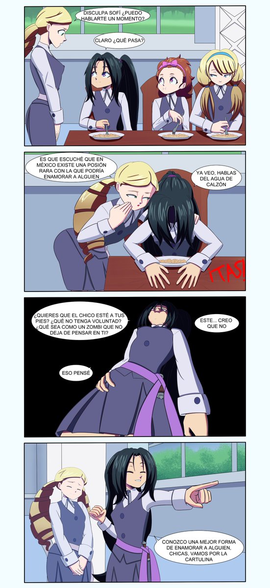 Drabonix's tweet photo. "Agua de calzón" Es el penultimo 4koma que voy a hacer de mis brujitas en un tiempo, espero que les guste.
#LittleWitchAcademia #LWA #OCs #Fcs #4koma #Minicomic https://t.co/77pTLBLDkP