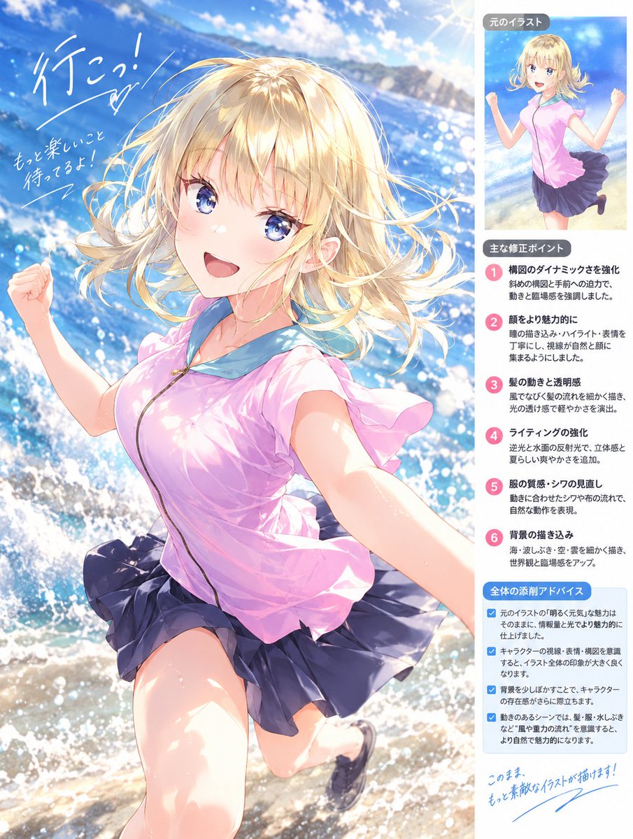 Syopan3's tweet photo. 自分の絵をAIに読み込ませたら良い絵にはなるんだけど何か違うんよな https://t.co/xSjGLGEzqE