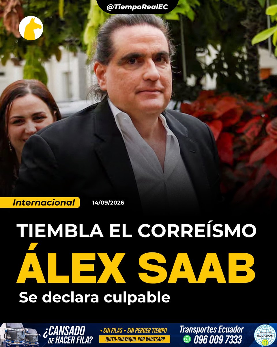 TiempoRealEC's tweet photo. 🚨 ÁLEX SAAB CAMBIARÁ SU DECLARACIÓN EN MIAMI Y EL CASO SUCRE VUELVE AL FOCO EN ECUADOR

⚖️ Álex Saab comparecerá este martes 15 de septiembre ante la jueza federal Kathleen Williams, en Miami, donde se prevé que cambie su declaración y acepte culpabilidad por cargos vinculados con lavado de dinero, conspiración financiera y ocultamiento del origen de fondos.

💵 La acusación estadounidense sostiene que Saab participó en esquemas de corrupción ligados a contratos públicos venezolanos, empresas de fachada y movimientos financieros internacionales. El Departamento de Justicia también lo vincula con operaciones del programa CLAP y con negocios petroleros realizados durante el régimen de Nicolás Maduro.

🇪🇨 En Ecuador, su nombre reaparece por el caso SUCRE-FOGLOCONS. La Asamblea investiga un presunto esquema transnacional de lavado y exportaciones ficticias que habría utilizado el Sistema Unitario de Compensación Regional de Pagos, SUCRE, y el sistema financiero ecuatoriano para movilizar recursos desde Venezuela.

📄 La Comisión de Fiscalización aprobó este septiembre un informe actualizado y remitirá a Fiscalía un expediente certificado de 11.121 fojas. El documento señala que en 2016 fueron liberados más de USD 56 millones de FOGLOCONS y recomienda analizar posibles responsabilidades penales.

🔎 La comparecencia de Saab en Miami podría abrir una nueva etapa de cooperación judicial internacional. Cualquier información que entregue deberá ser contrastada con los expedientes estadounidenses y ecuatorianos, especialmente por las conexiones investigadas entre Saab, FOGLOCONS y el sistema SUCRE.

#TiempoRealPlus #VivimosHistorias #AlexSaab #CasoSUCRE #LavadoDeDinero