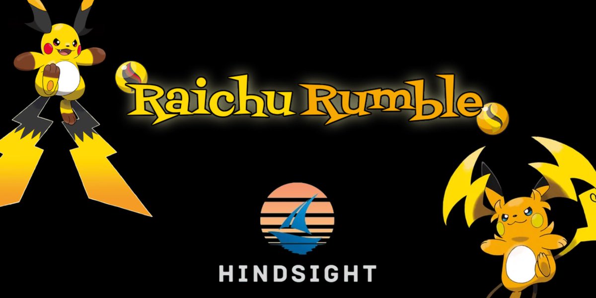 hindsight_ne's tweet photo. Sorry for the late notice but we have decided to run back-to-back Raichu Rumbles!!!

Tomorrow at 7pm cst and fully online!!! 

Will be run in regulation M-C with the new megas 

Hope to see a good showing once again https://t.co/2yzOGtm8mT