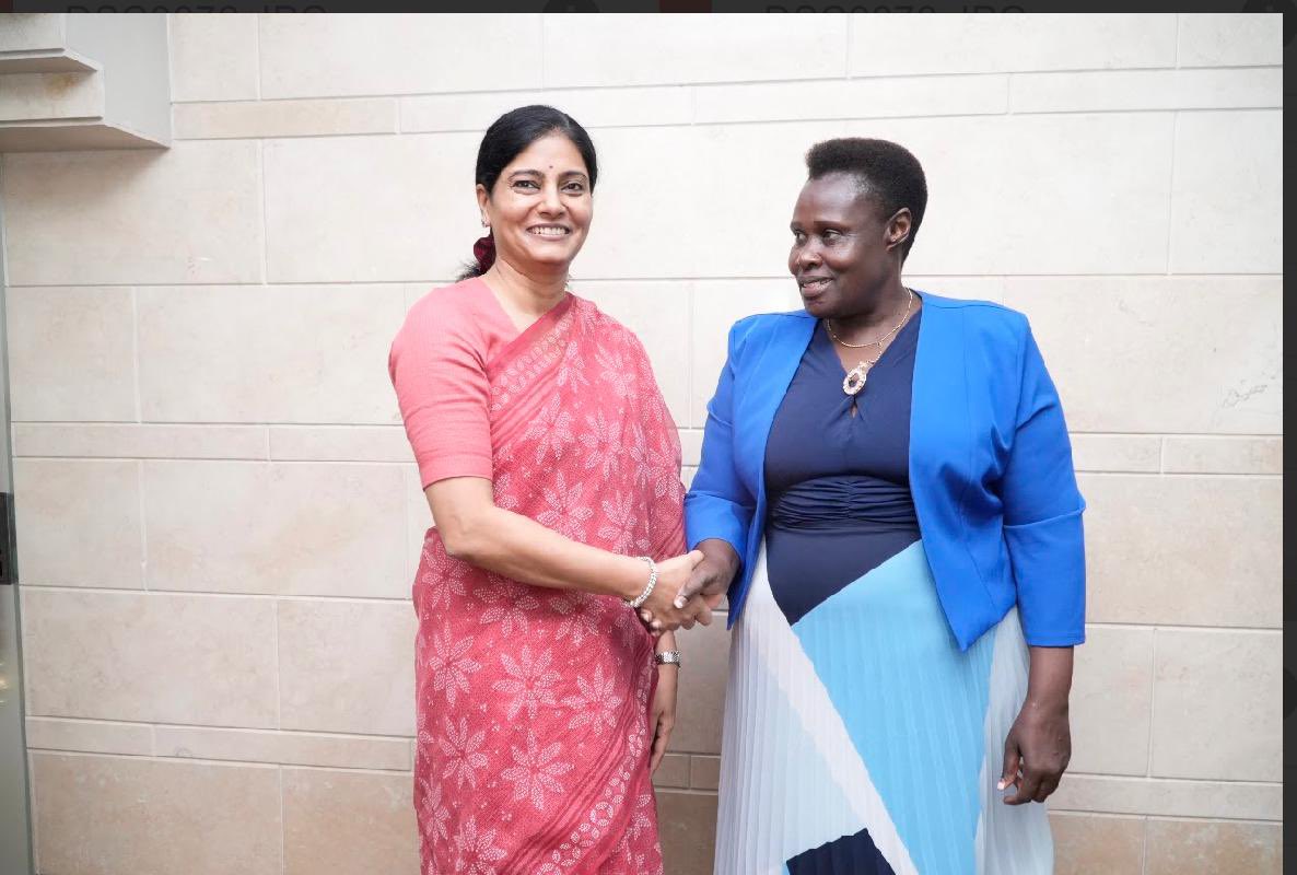 AnupriyaSPatel's tweet photo. It was a pleasure to see off H.E. Ms. Jessica Rose Epel Alupo, Vice President of Uganda, at the airport following her participation in the BRICS Summit 2026.

India and Uganda share warm and longstanding ties. We look forward to further strengthening our bilateral partnership and cooperation.

#BRICS2026 #IndiaUganda #BRICS