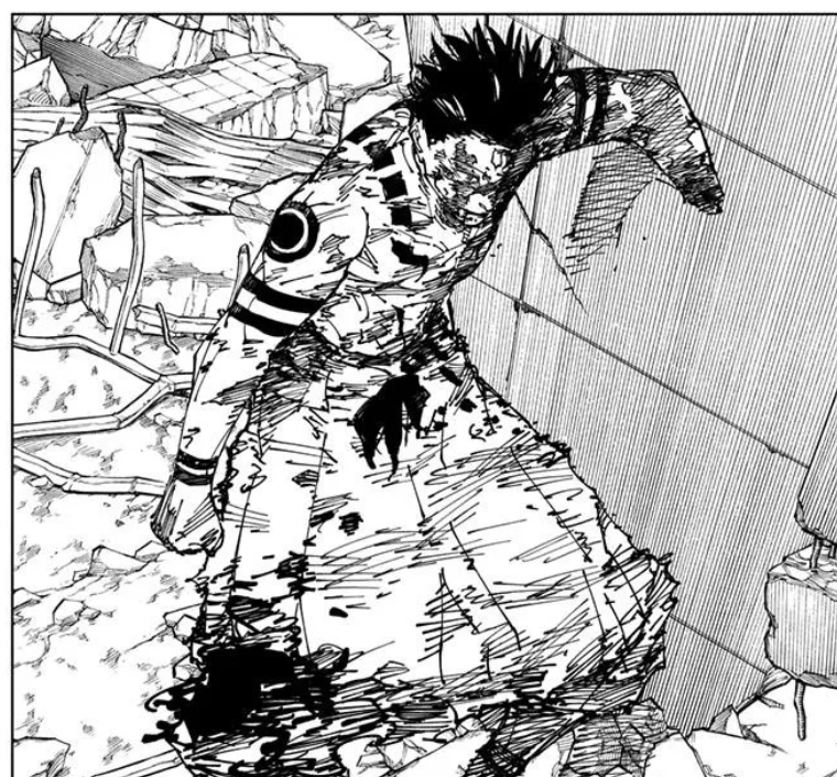 Explici92879397's tweet photo. @shokotwt @edokashi Sukuna's fabric didn't match up, guess it isn't the strongest fabric of all time https://t.co/687YLjX6xz