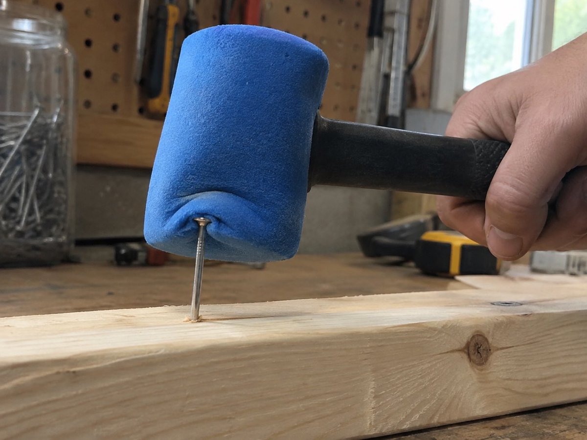 DannyRichman's tweet photo. Just wasted 4 hours using  this hammer which is basically crap. DO NOT TRUST HAMMERS. https://t.co/9h1cz5g358