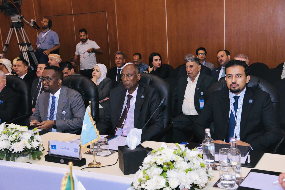 SomaliaMolsa's tweet photo. Somalia’s delegation, led by the Minister of Labour and Social Affairs, participated in the 52nd Arab Labour Conference in Cairo, bringing together governments, workers and employers in tripartite dialogue on labour priorities and the future of work.

#Somalia #ALC52 https://t.co/j3RpOWRl0a