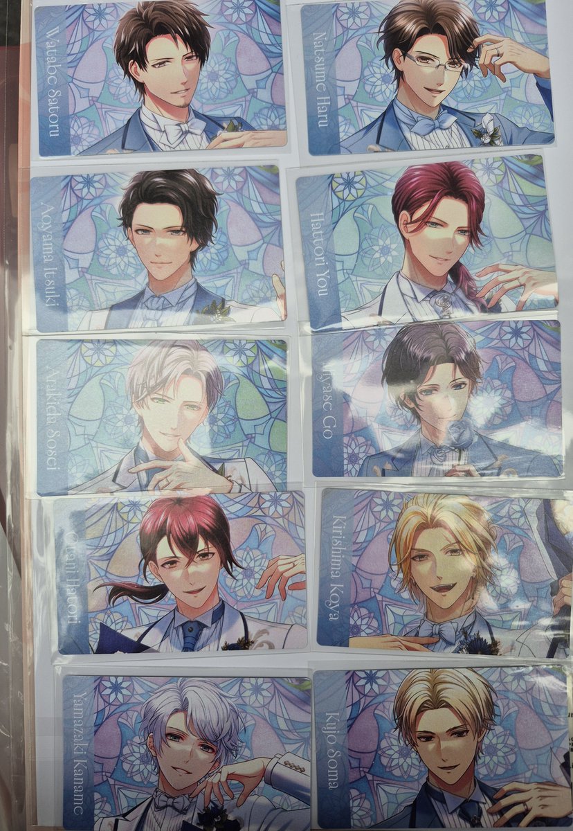 fusigAzu1216's tweet photo. 【交換】スタマイ ドラマト 10周年 特典 カード

譲：渡部、夏目、青山、服部、荒木田、宮瀬、羽鳥、桐嶋、カナメ、九条

求：ドラマト関＞スタマイ関、宝条、ドラマト由井

出先のためIDなしです
梅田 茶屋町付近にて手渡し

検索からもお気軽にお声がけください。
よろしくお願いいたします。 https://t.co/R9CbkSzm5W