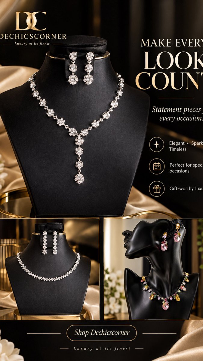 uche_ogu1's tweet photo. Statement necklaces that instantly elevate your look from simple to STUNNING. 😍💎
Perfect for weddings, dinners, birthdays &amp; every special occasion.

Look expensive. Feel luxurious. Own the room. 
Fully boxed.
🏷️ 20,000

📩 DM +2349029860455 to order limited pieces available. https://t.co/XgqwLyzdsl