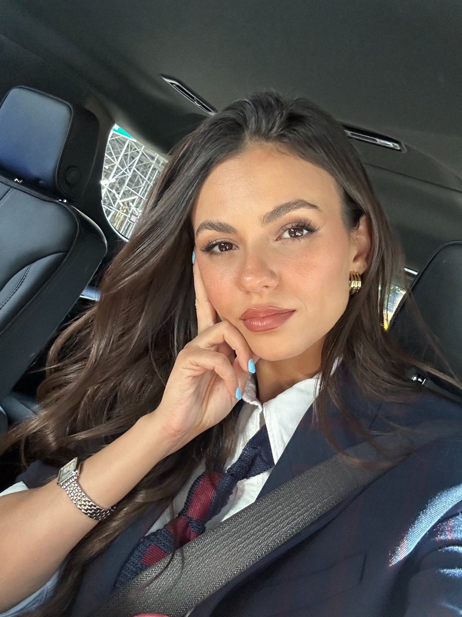 VictoriaJustice's tweet photo. Thank you for having me Tommy 🥰♥️
@TommyHilfiger 
#tommypartner
#NYFW2026 https://t.co/Zu1T90W2c4