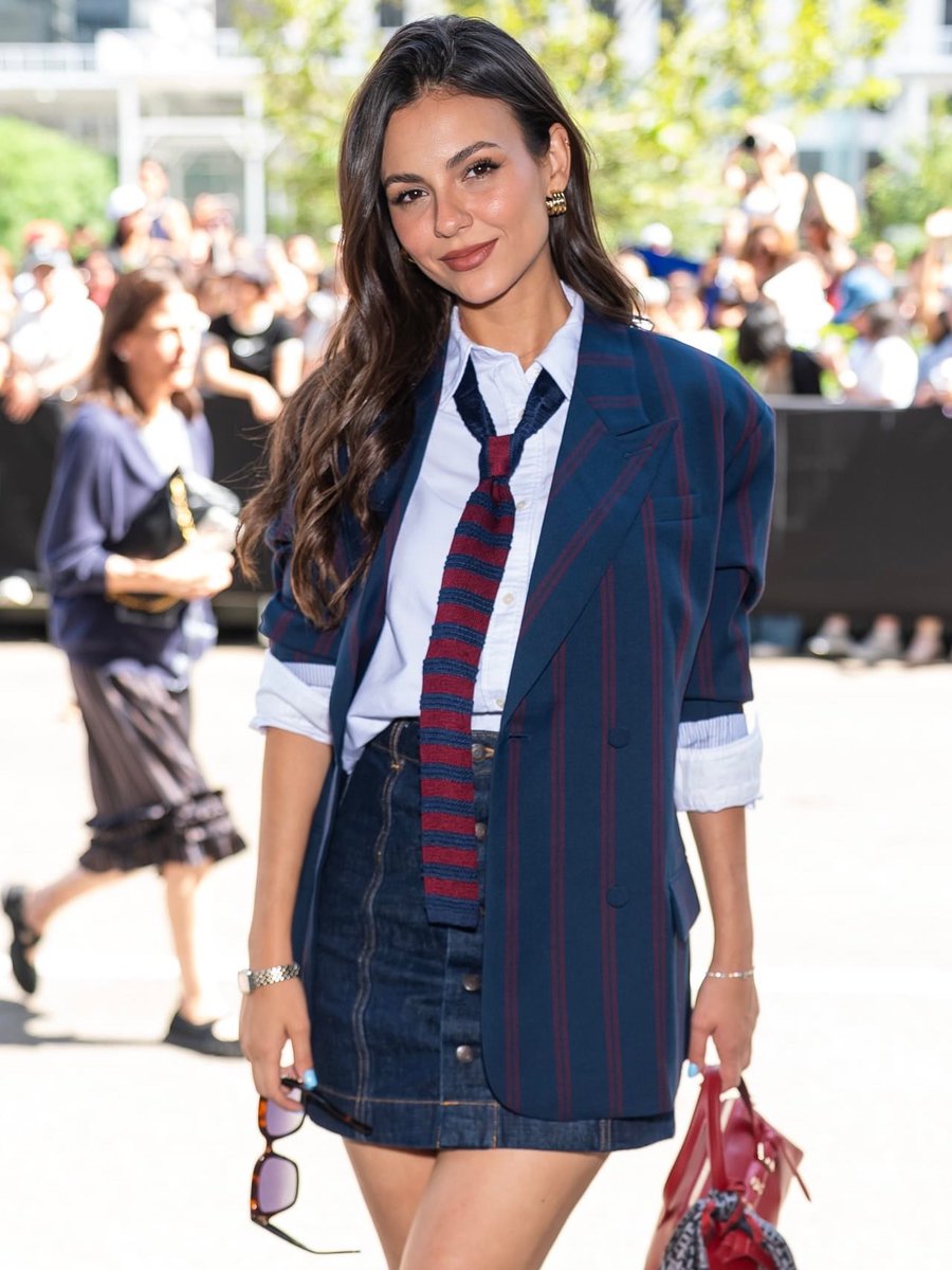 VictoriaJustice's tweet photo. Thank you for having me Tommy 🥰♥️
@TommyHilfiger 
#tommypartner
#NYFW2026 https://t.co/Zu1T90W2c4