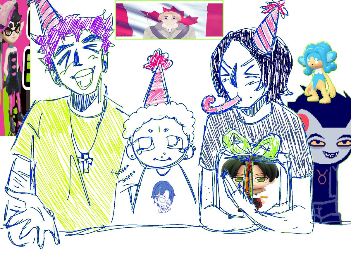 gorepheus's tweet photo. As my own personal gift here is #thangyu celebrating my birthday but also because it's my birthday I added whatever I wanted. And I forgot my glasses, okay. #squidgame2 https://t.co/xM0XPEhLKV