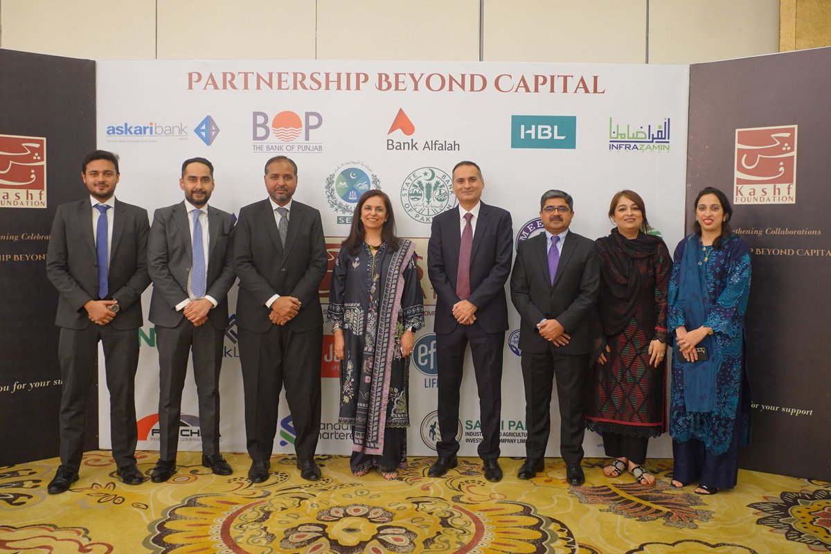 KashfFoundation's tweet photo. Partnership Beyond Capital

Kashf Foundation recently hosted Partnership Beyond Capital in Karachi, bringing together senior leaders from commercial banks, DFIs, insurance companies, and credit bureaus. https://t.co/C4NoOAVyVb
