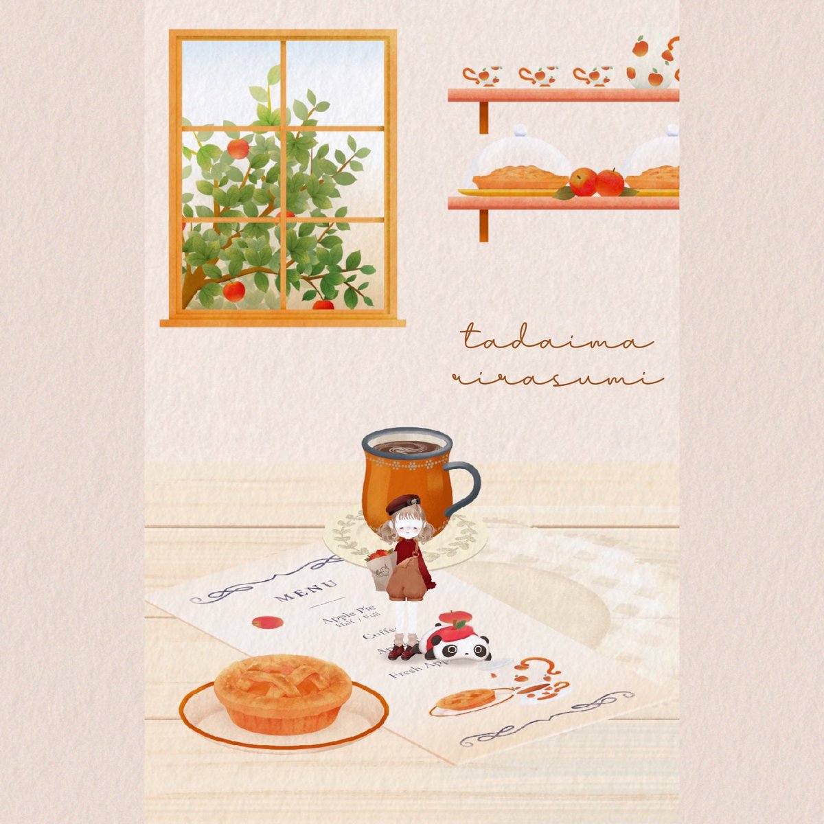 mi___livly's tweet photo. 新ガチャめちゃ可愛い🍎🌿
シンボル出んかった、、

#ただいまリラすみ
#リラすみ https://t.co/joqhPzrsMl