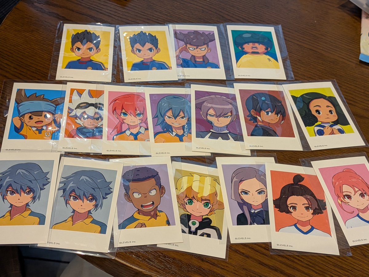 yazawarei's tweet photo. 【交換】イナズマイレブン　イナイレ　メディコス　ミニフォトカ��ド

譲)画像のもの

求)吉良ヒロト、灰崎、グラン、柳生、桜咲、笹波

灰崎、吉良ヒロトは買い取りも募集しております。

只今、新宿におります。
いったん本日手渡しお気軽にお声がけくださ https://t.co/4phFcEwzFT