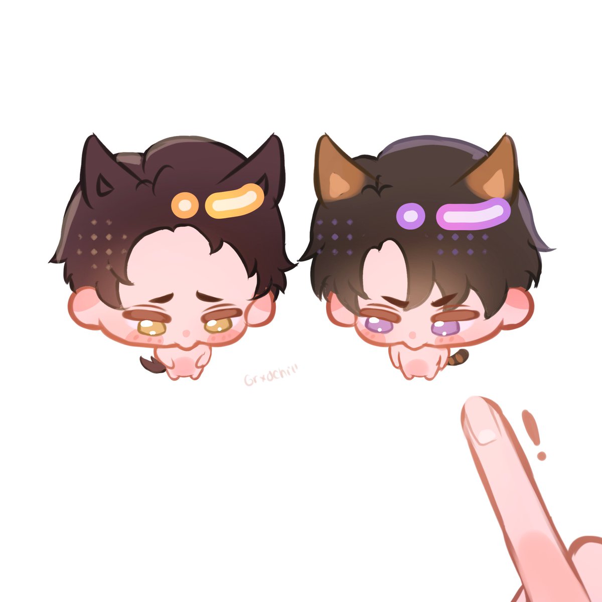 rxdchill's tweet photo. Getting scolded 😠 #caleb #valko https://t.co/dMDL3eVa7J