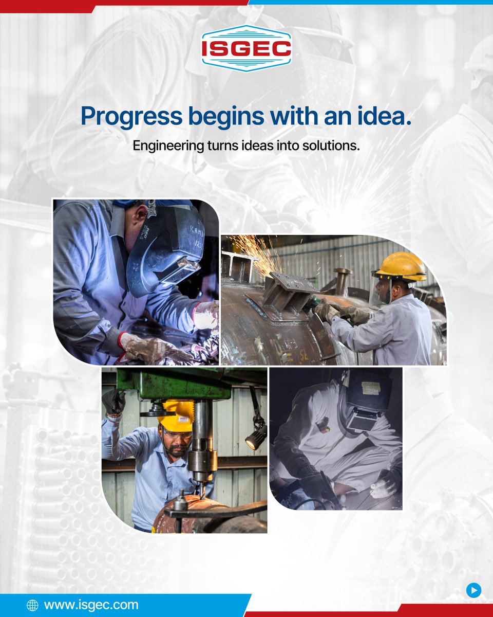 Isgec_engg's tweet photo. This Engineer’s Day, we celebrate the minds that transform challenges into possibilities, plans into progress, and engineering excellence into lasting impact.
Happy Engineer’s Day!
#EngineersDay #Isgec #EngineeringForExcellence #EngineeringInnovation #BuildingTheNext https://t.co/OHeqObLgOC