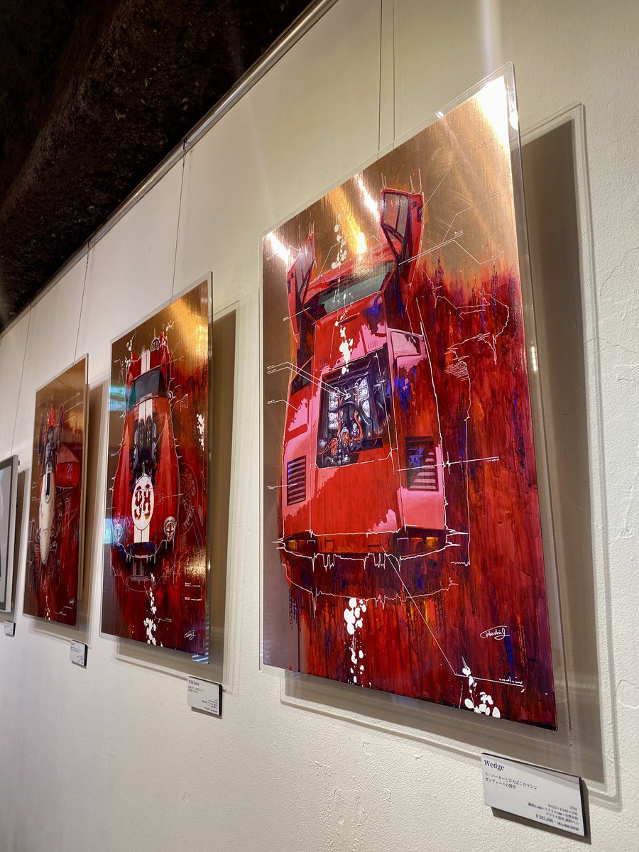 EM_mt01's tweet photo. 設営終了しました！
明日より展示開催♪
今回は直接描いてるドローイング多めです
絵を見て楽しんで頂けたら〜🥰

【MOTO ENTHUSIAST】Vol.3
9/16(水)-28(月)
ユナイテッドカフェ世田谷店
東京都世田谷区野沢4-4-8 https://t.co/Sl5jXIGrTf