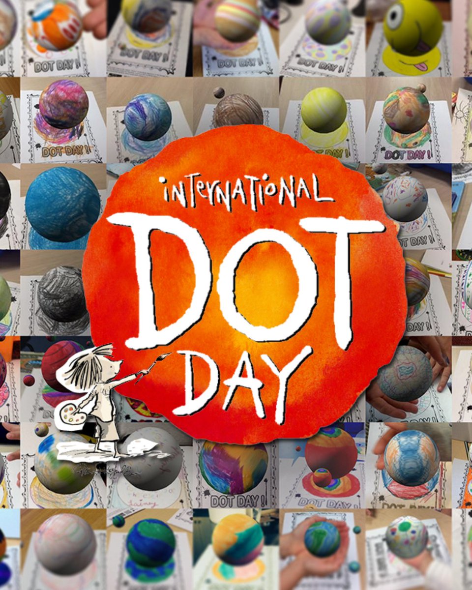 quivervision's tweet photo. 🌟 Celebrate Dot Day! Use your imagination, be creative, and have the courage to try - even if you make mistakes!

🟠 Keep creating bravely all year long - MAKE YOUR MARK! Sign Up Here 👉https://t.co/chDbVEy5Ig

#InternationalDotDay #EdTech #AugmentedReality #MakeYourMark https://t.co/1rTjGILJ9r