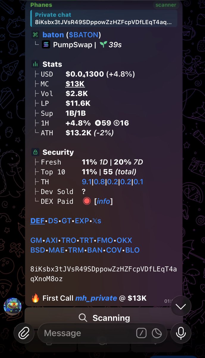 moonboy1107's tweet photo. called $BATON 

Entry at a very early stage 
jump out with 5x 
Keep hitting the launch button https://t.co/Kiu5ZWp3yy