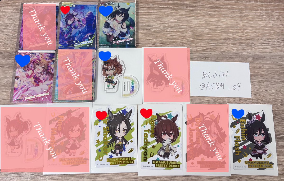 ASBM_04's tweet photo. ウマ娘 百均 ダイソ��セリア 買取 交換

譲→画像のもの

求→定価＋送料or同異種オルフェーヴル、メジロライアン、ナリタトップロード（交換詳細はツリーにて）

郵送のみ、ツイフィ必読です。検索からでもお気軽にどうぞ。 https://t.co/LblkLLPkU2